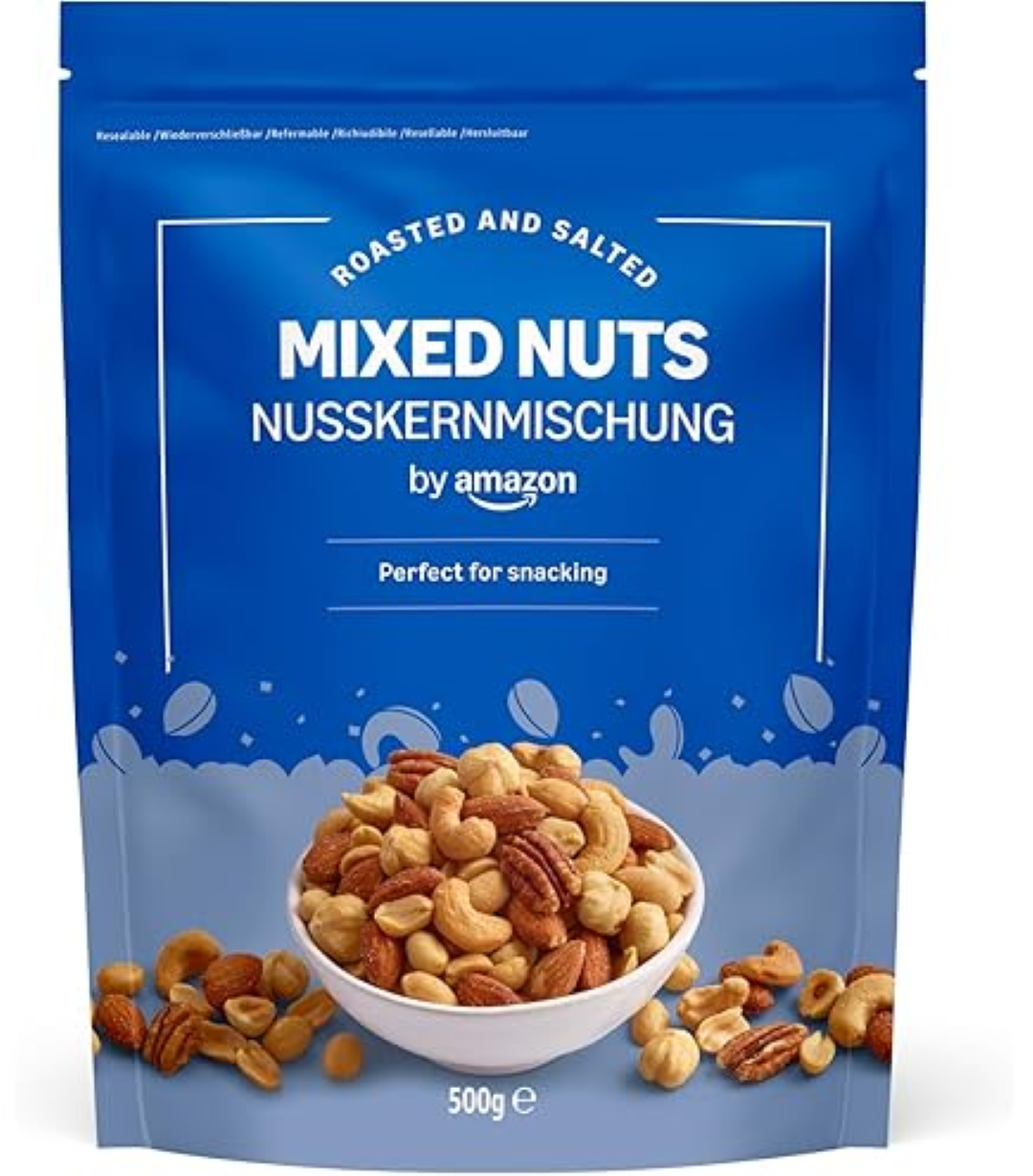 EUREKA ROASTED SALTED MIXED NUTS 500G